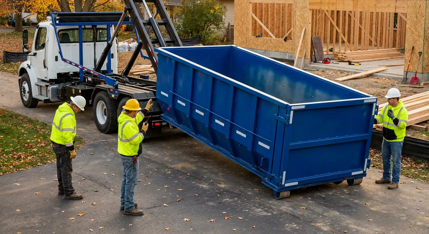 Construction dumpster delivery and waste management in Fort Worth, TX