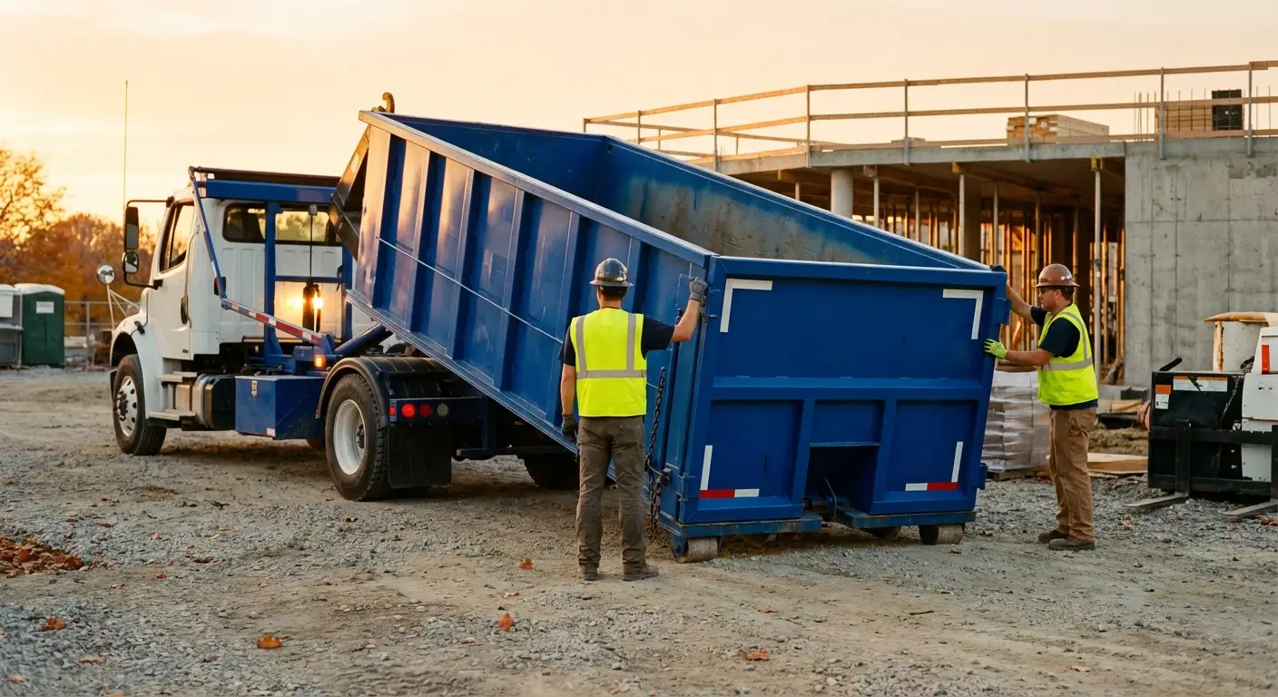 Commercial dumpster rental delivery in Fort Worth, TX