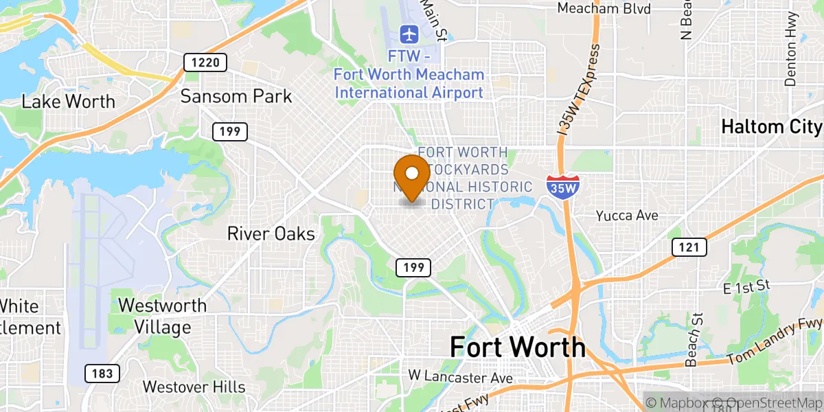  neighborhood map in Fort Worth, TX