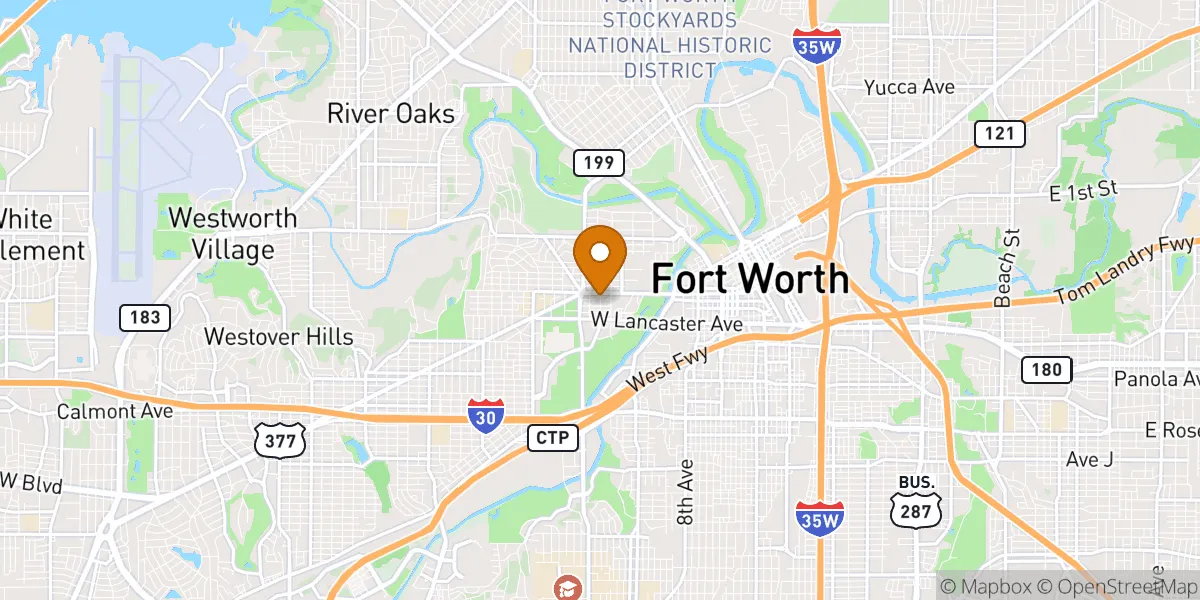  neighborhood map in Fort Worth, TX