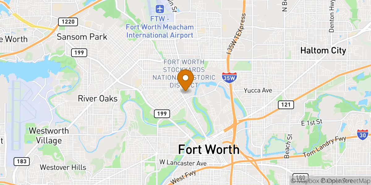  neighborhood map in Fort Worth, TX